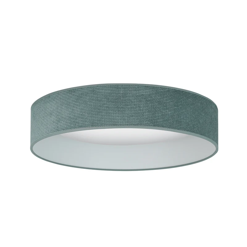 B-Ware DUOLLA Deckenleuchte Plafond Lampe LED mintgrün Stoff Cord Fernbedienung