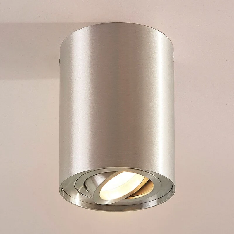 B-Ware Arcchio Deckenspot Leuchte Strahler Jolina grau aluminium GU10 10W rund 13 cm