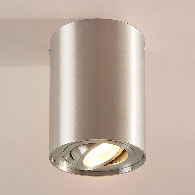 B-Ware Arcchio Deckenspot Leuchte Strahler Jolina grau aluminium GU10 10W rund 13 cm