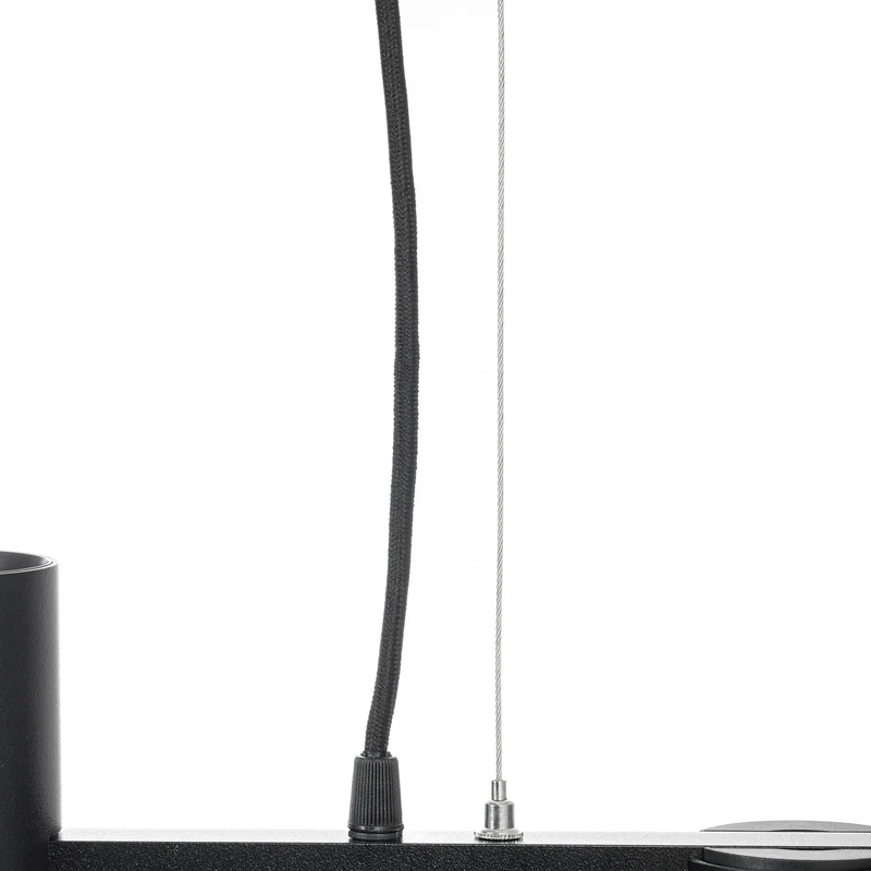 B-Ware Arcchio Hängeleuchte Pendelleuchte Brinja schwarz 120 cm 5 flg GU10