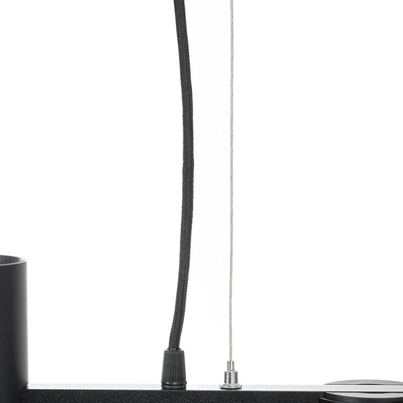 B-Ware Arcchio Hängeleuchte Pendelleuchte Brinja schwarz 120 cm 5 flg GU10