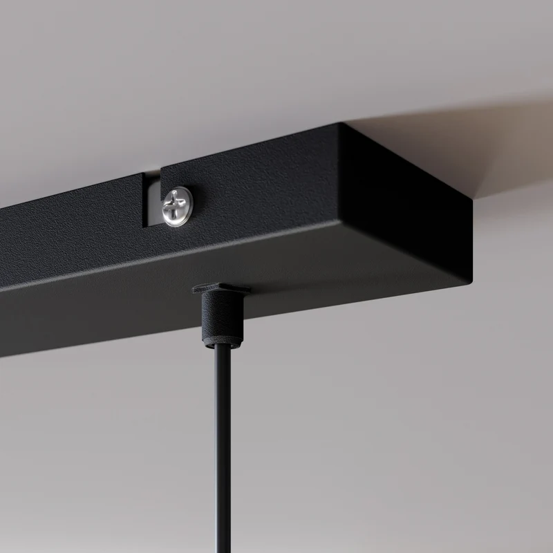 B-Ware Euluna Pendelleuchte Midnight Deckenlampe Hängeleuchte 5-flammig GU10 Schwarz