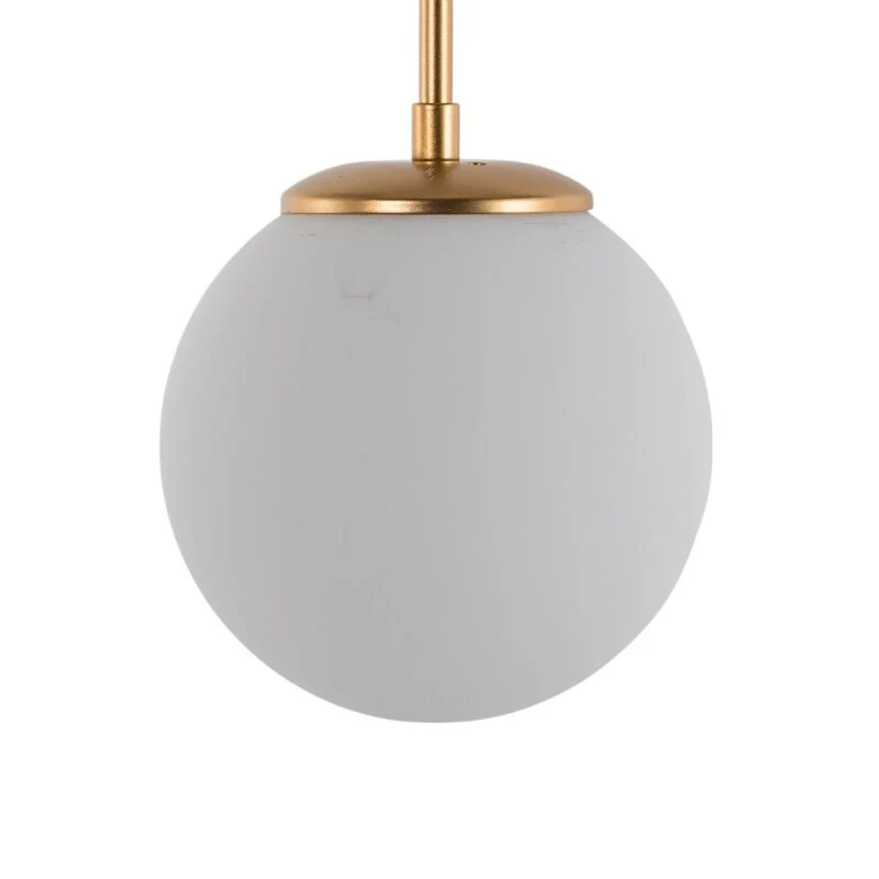B-Ware Hängeleuchte AV-1897-2BSA 2 Glaskugeln gold Hängelampe Pendelleuchte Lampe 763