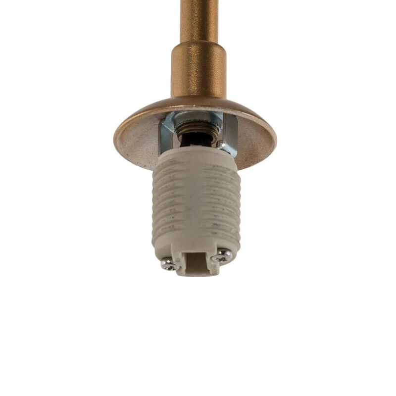 B-Ware Hängeleuchte AV-1897-2BSA 2 Glaskugeln gold Hängelampe Pendelleuchte Lampe 763