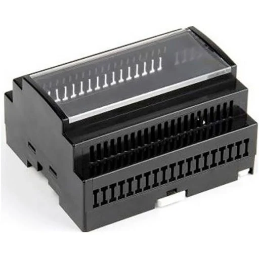B-Ware Supertronic PT206BN-S Hutschienen-Gehäuse Modul Schaltschrankgehäuse grau