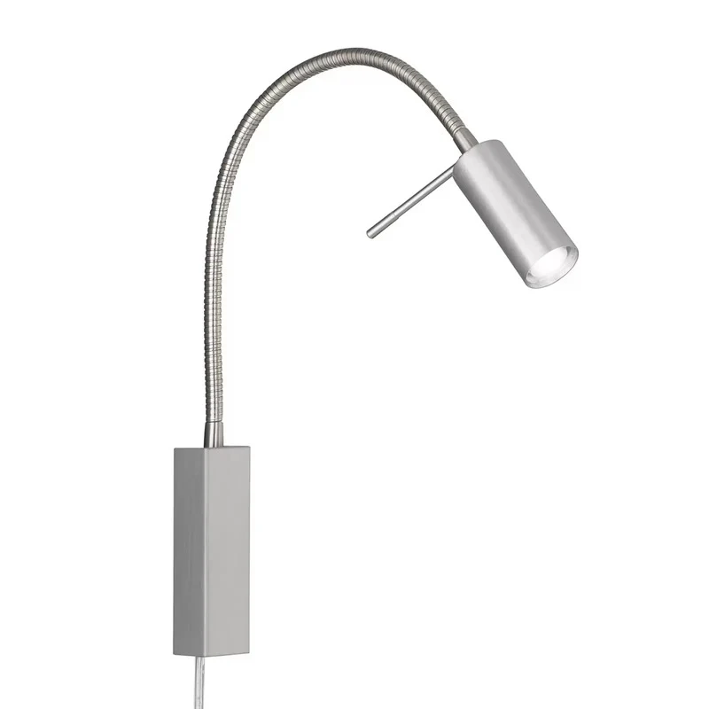 B-Ware Fischer & Honsel LED-Wandlampe Wandleuchte LED River Flexarm Schirm Metall glatt