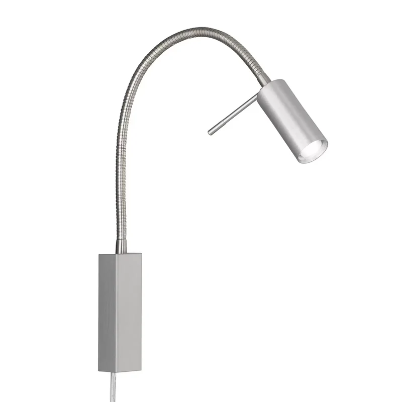 B-Ware Fischer & Honsel LED-Wandlampe Wandleuchte LED River Flexarm Schirm Metall glatt