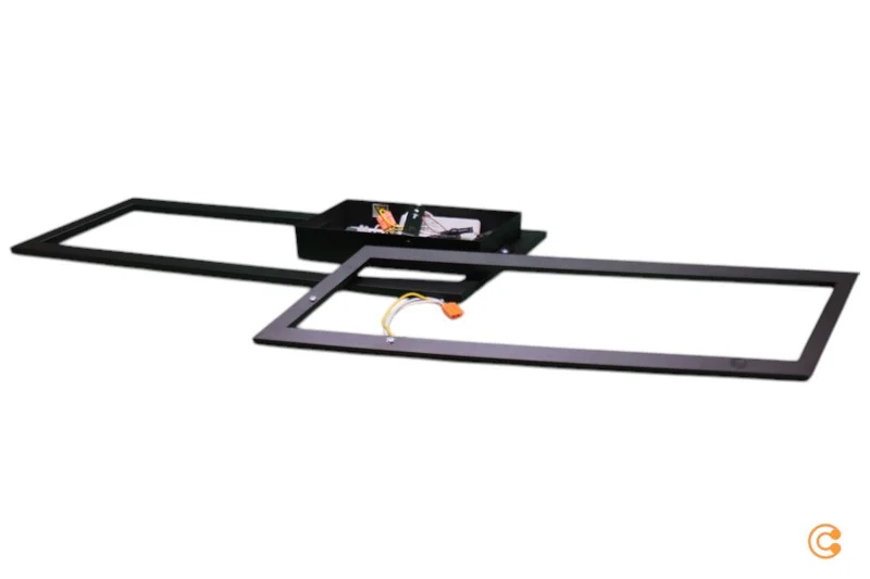 B-Ware JUST LIGHT Deckenleuchte Lampe LED Asmin schwarz CCT Aluminium Kunststoff Eisen