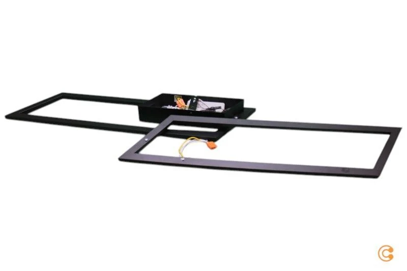 B-Ware JUST LIGHT Deckenleuchte Lampe LED Asmin schwarz CCT Aluminium Kunststoff Eisen