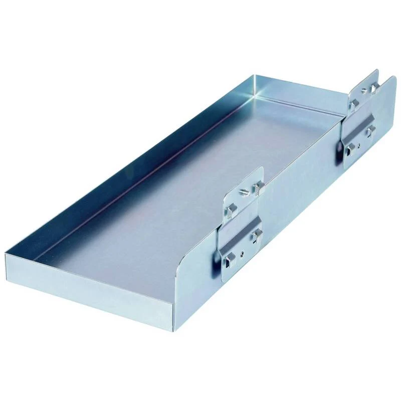 B-Ware KS Tools Ablageplatte Stahlblech 350x125mm Fixierschraube stabil langlebig 1,5mm