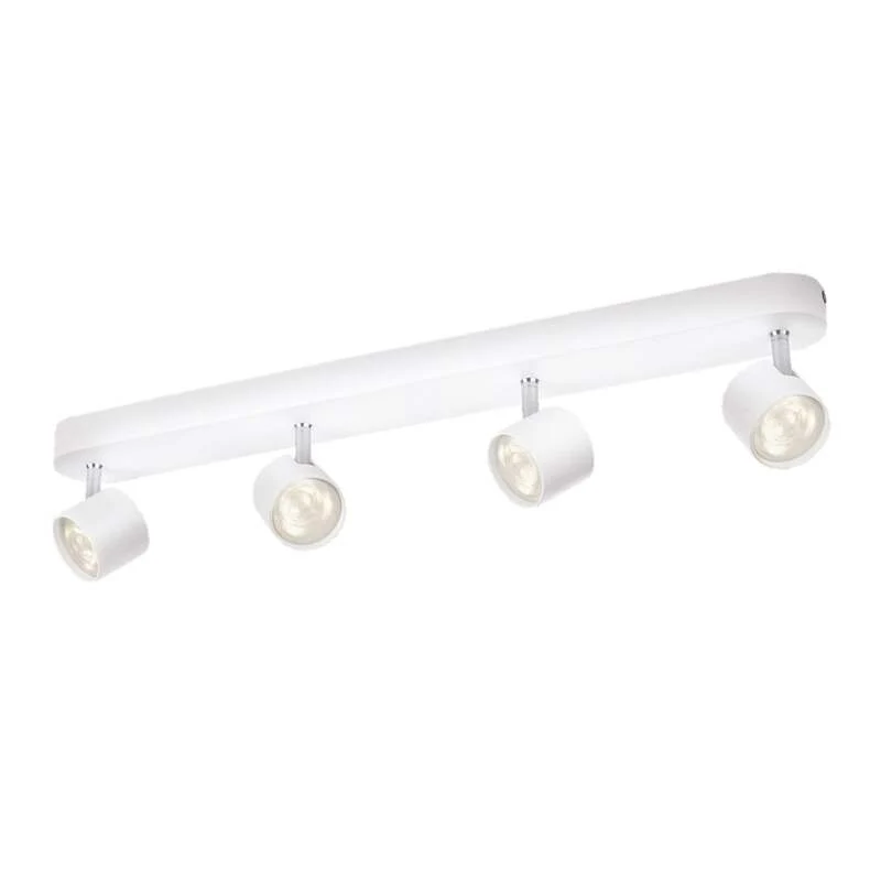 B-Ware Philips Deckenlampe LED Star dimmbar 4-flammig schwenkbar Aluminium weiß 56x6cm