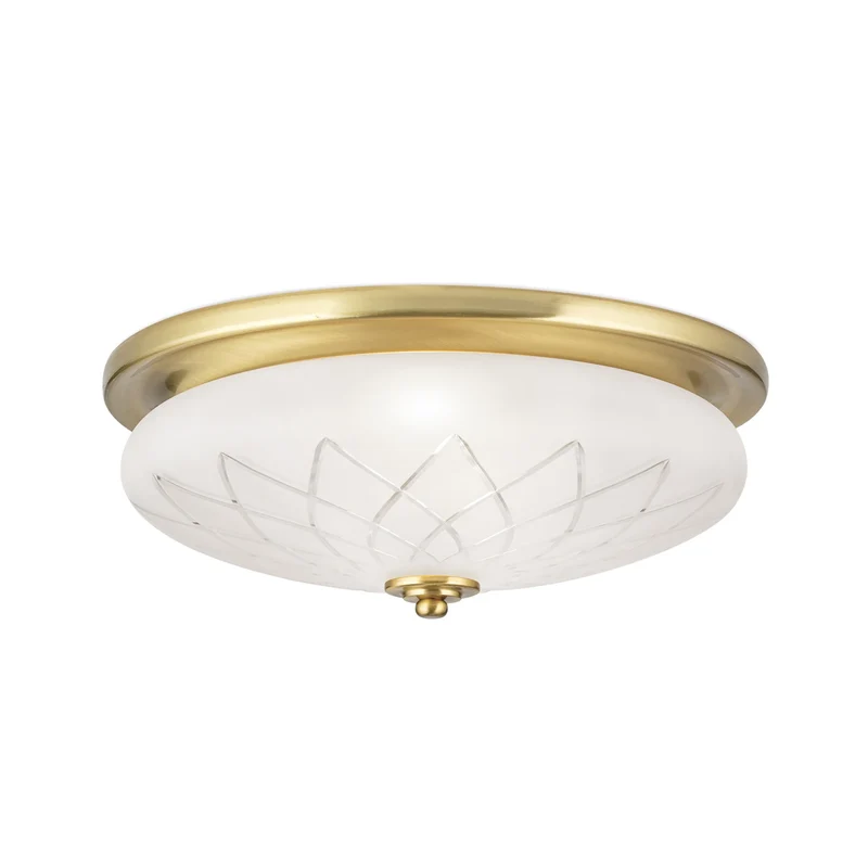 B-Ware ORION Deckenleuchte Porto Deckenlampe Ø 37 cm Glas bronze Stahl E27