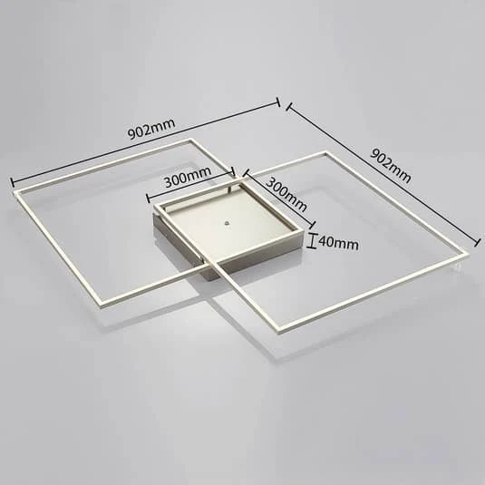 B-Ware Lucande LED-Deckenlampe Deckenlampe Hängeleuchte Hängeleuchte Lampe Mirac 90,2cm