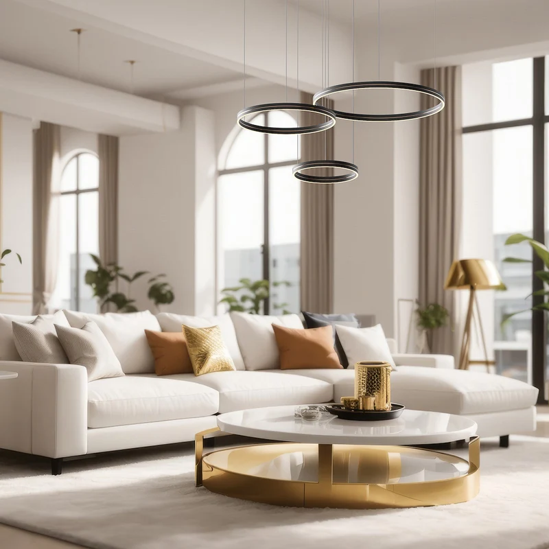 B-Ware Milagro Lighting Hängeleuchte Pendelleuchte Gravity Metall schwarz Lampe