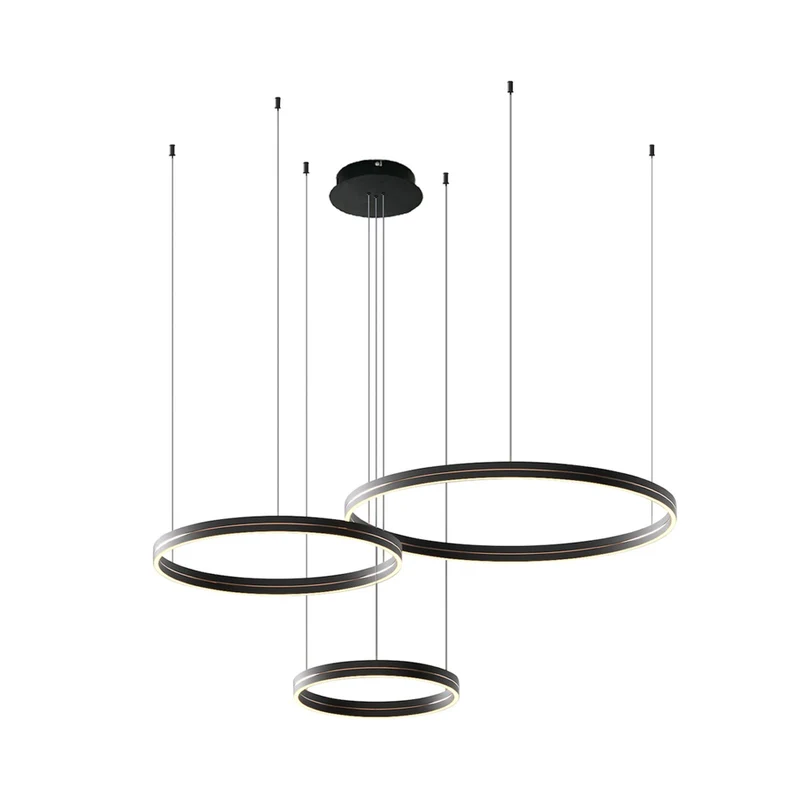 B-Ware Milagro Lighting Hängeleuchte Pendelleuchte Gravity Metall schwarz Lampe