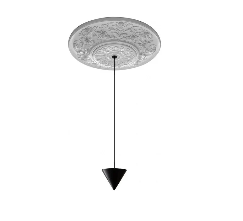 B-Ware Karman Pendelleuchte Hängeleuchte LED Moonbloom weiß schwarz Aluminium Innen