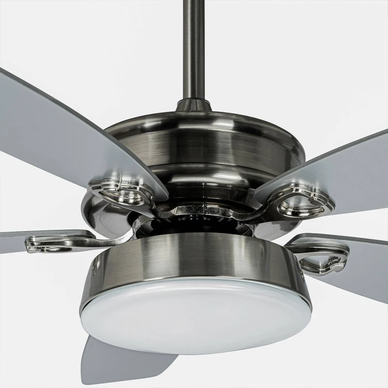 B-Ware Starluna Kuvio LED-Deckenventilator Ventilator Raumventilator Lüfter CCT nickel
