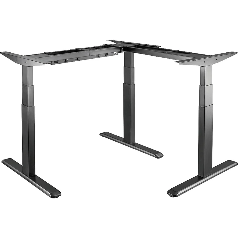 B-Ware LogiLink Sitz Steh Schreibtischgestell elektrisch höhenverstellbar 1200x620 mm