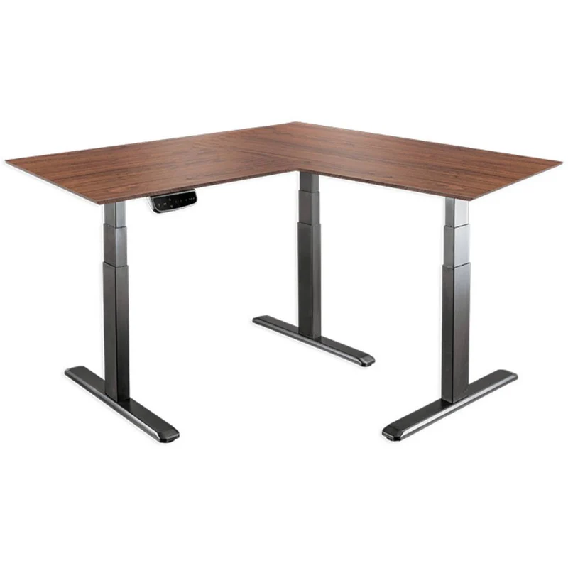 B-Ware LogiLink Sitz Steh Schreibtischgestell elektrisch höhenverstellbar 1200x620 mm