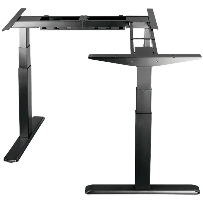 B-Ware LogiLink Sitz Steh Schreibtischgestell elektrisch höhenverstellbar 1200x620 mm