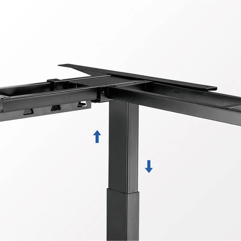 B-Ware LogiLink Sitz Steh Schreibtischgestell elektrisch höhenverstellbar 1200x620 mm