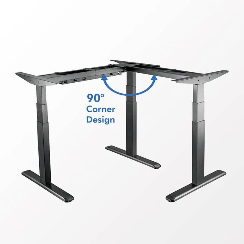 B-Ware LogiLink Sitz Steh Schreibtischgestell elektrisch höhenverstellbar 1200x620 mm