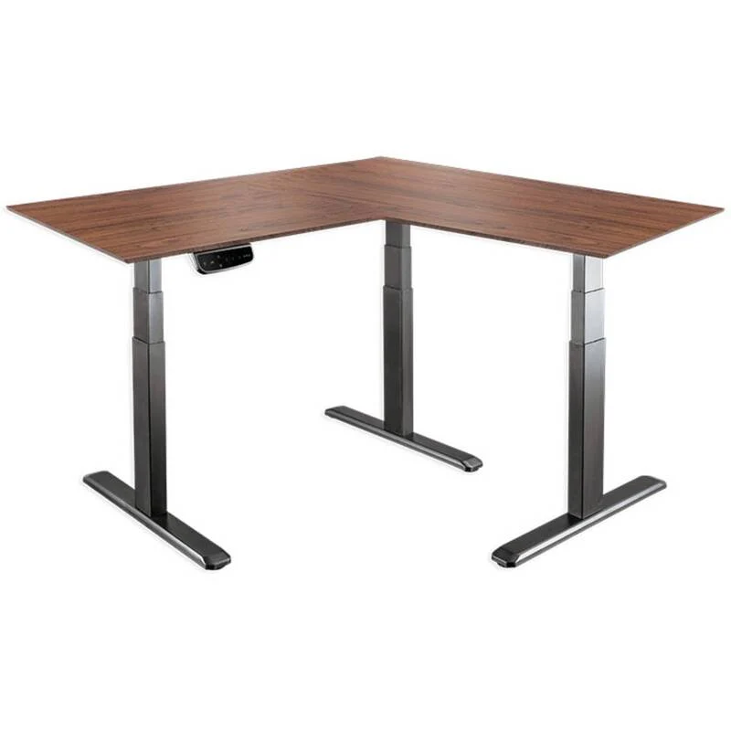 B-Ware LogiLink Sitz Steh Schreibtischgestell elektrisch höhenverstellbar 1200x620 mm
