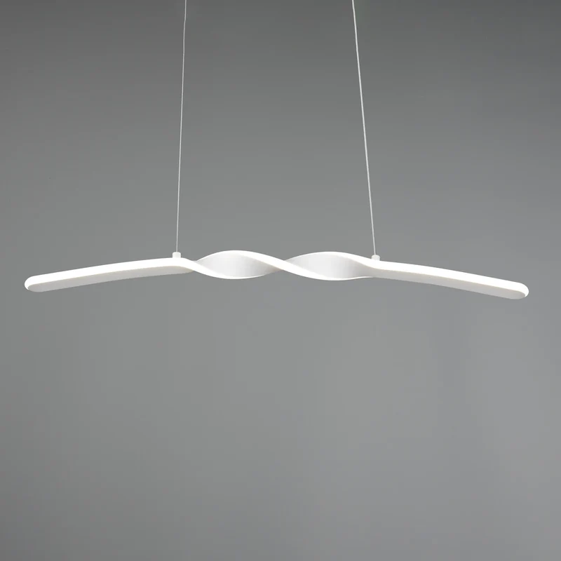 B-Ware Reality Pendelleuchte Hängelampe LED Ginko Weiß Matt Metall 79 cm
