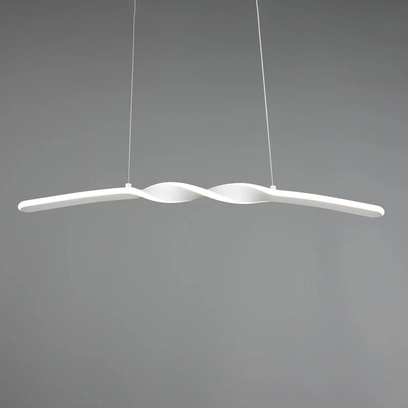 B-Ware Reality Pendelleuchte Hängelampe LED Ginko Weiß Matt Metall 79 cm
