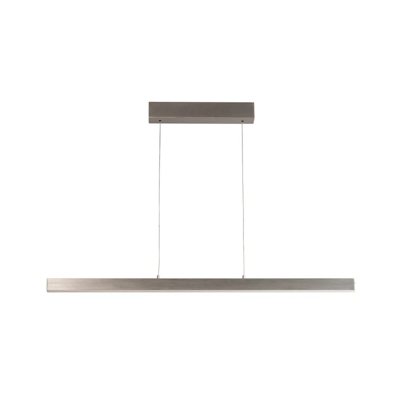 B-Ware FISCHER & HONSEL Hängelampe Silvano LED Pendelleuchte dimmbar nickel 115cm CCT
