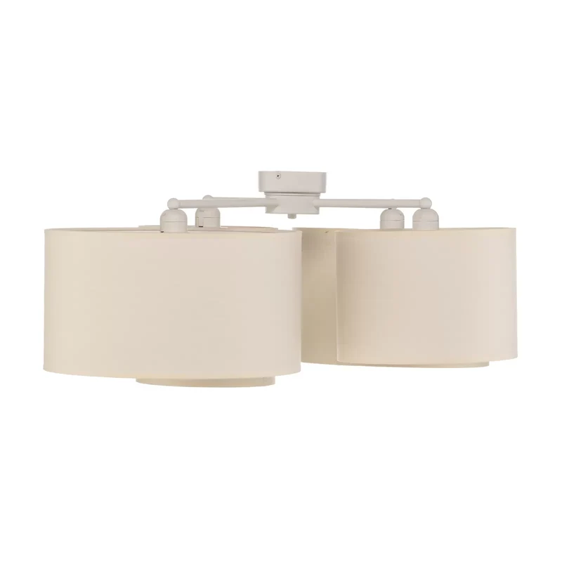 B-Ware Euluna Lodge Deckenleuchte beige Deckenlampe Lampe Leuchte Spot Kronleuchter