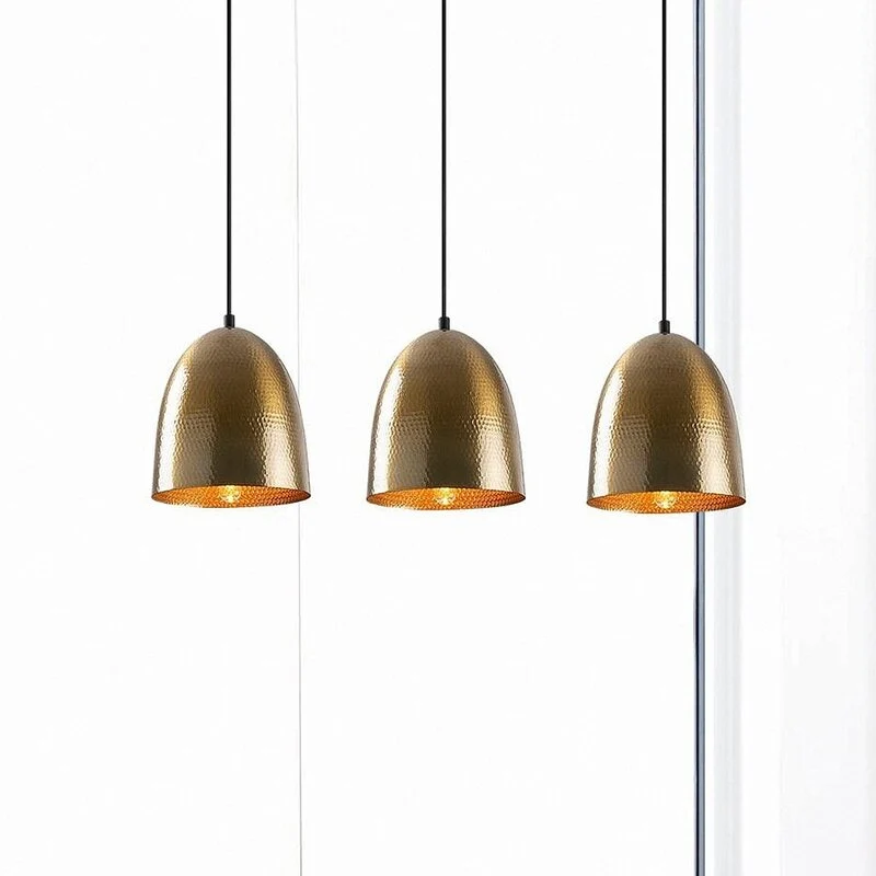 B-Ware Hängeleuchte Tattoo 6172 goldantik Metall 3-flammig lang Deckenlampe Lampe S50