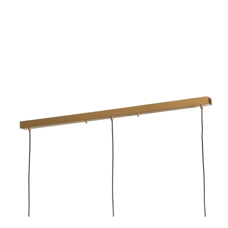 B-Ware Hängeleuchte Muba Pendelleuchte Metall altmessing Lampe 140 cm E27 LED 3-flammig