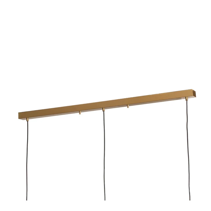 B-Ware Hängeleuchte Muba Pendelleuchte Metall altmessing Lampe 140 cm E27 LED 3-flammig