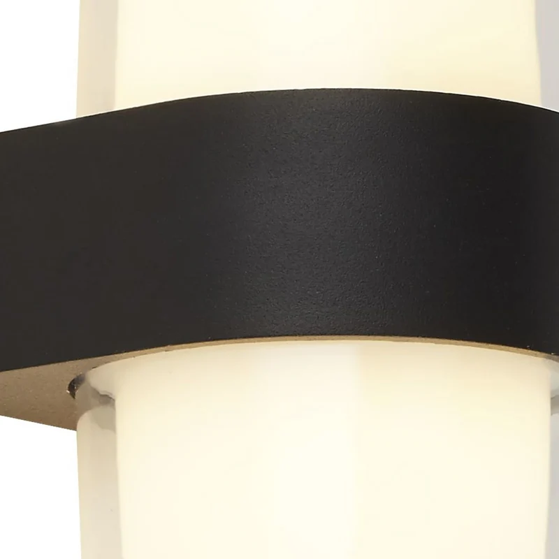 B-Ware Searchlight Wandleuchte Außenlampe LED Außenwandleuchte schwarz Leuchte Lampe