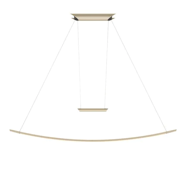 B-Ware Oligo Pendelleuchte Hängelampe LED creme Acrylglas Metall dimmbar Touch modern