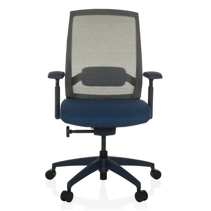 B-Ware hjh OFFICE Bürostuhl Drehstuhl Schreibtischstuhl COLORE Netzstoff blau Profi