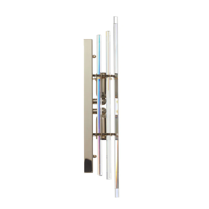 B-Ware Austrolux Wandleuchte Lampe Ontario gold transparent Glas 41 cm 24K vergoldet