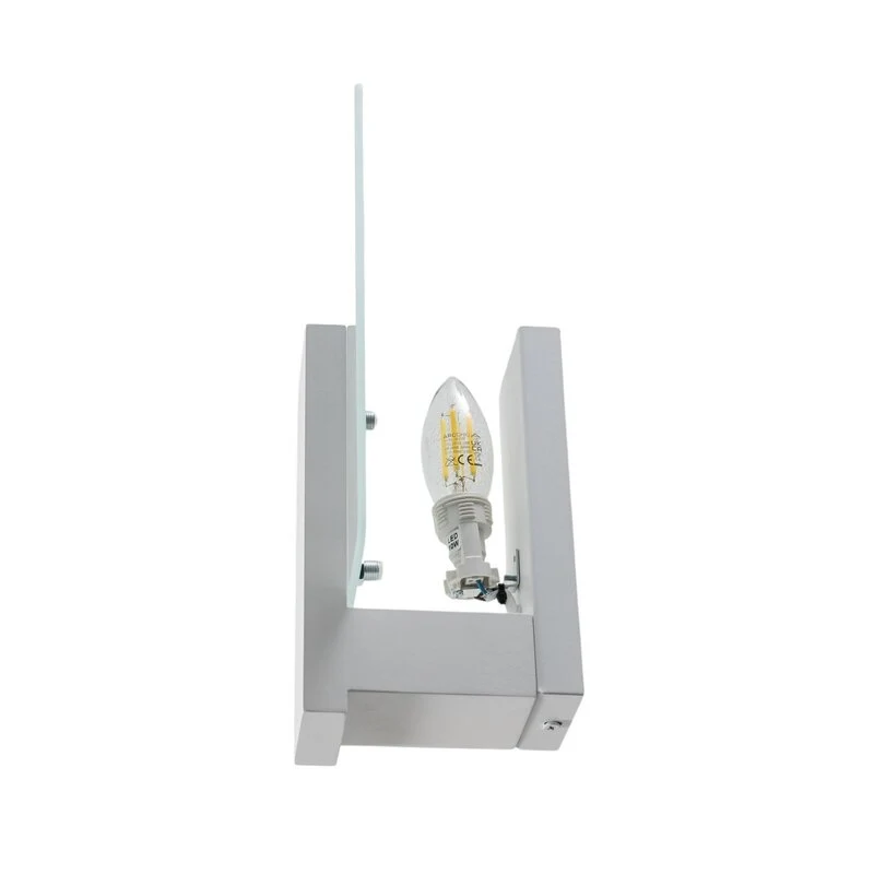 B-Ware Envostar Peach Puff Wandleuchte Wandlampe LED Glas weiß austauschbar dimmbar