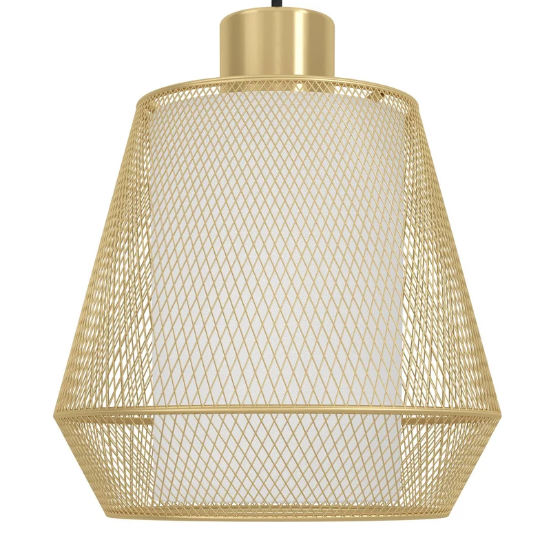 B-Ware Eglo Hängeleuchte Pendelleuchte Ciudadela schwarz messing 3 flammig 88 cm
