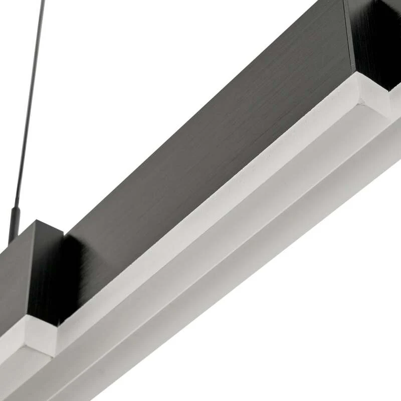 B-Ware Lucande LED Hängeleuchte Pendelleuchte Torven schwarz CCT ausziehbar
