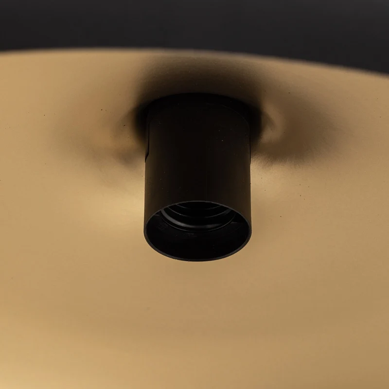 B-Ware Euluna Pendelleuchte Pendellampe Lampe Leuchte Deckenlampe Lincoln, schwarz/gold