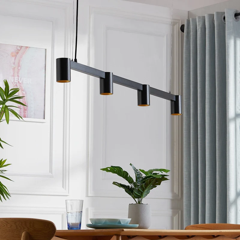 B-Ware Arcchio Hängeleuchte Pendelleuchte Brinja schwarz Aluminium LED Hängelampe Lampe