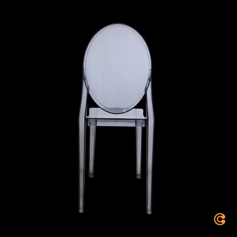B-Ware Kartell Victoria Stuhl Designerstuhl Lehnstuhl Küchenstuhl transparent Esszimmer