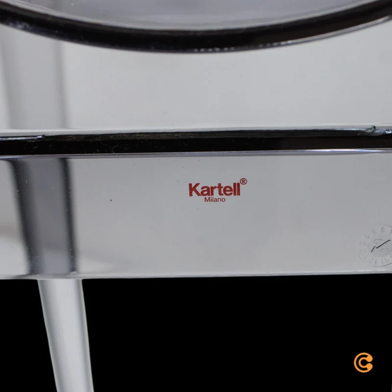 B-Ware Kartell Victoria Stuhl Designerstuhl Lehnstuhl Küchenstuhl transparent Esszimmer