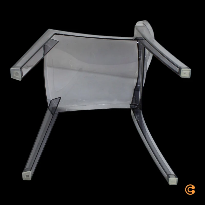 B-Ware Kartell Victoria Stuhl Designerstuhl Lehnstuhl Küchenstuhl transparent Esszimmer