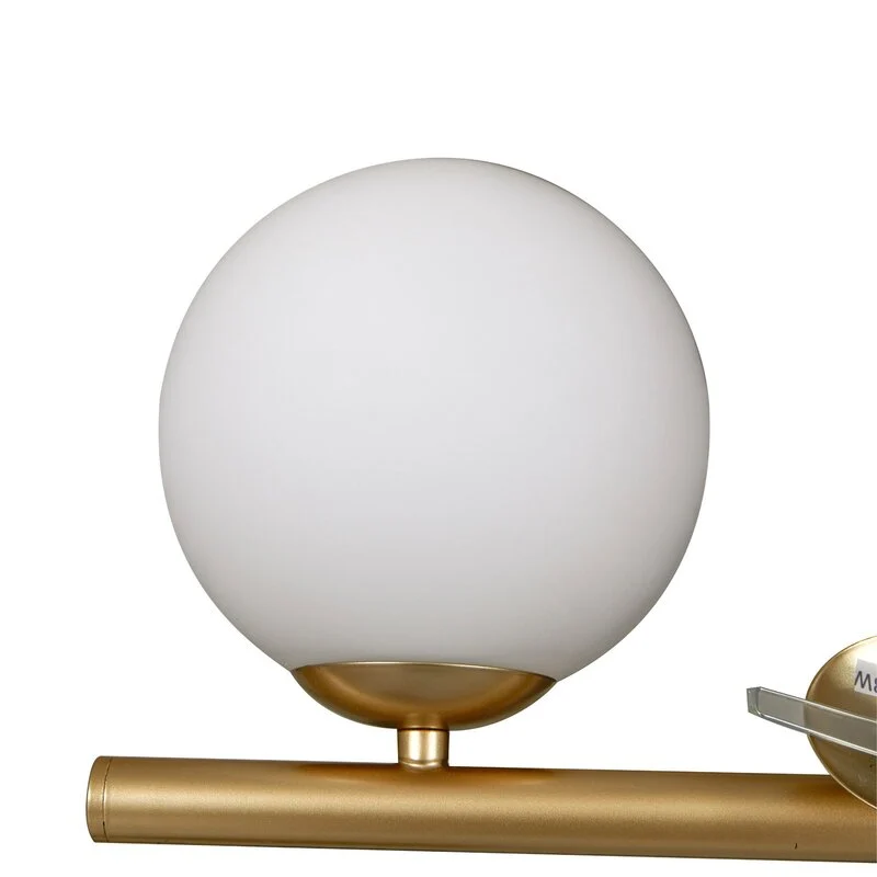 B-Ware Lucande Hängeleuchte Isandro gold opal 7-flammig Deckenlampe Deckenleuchte Spot
