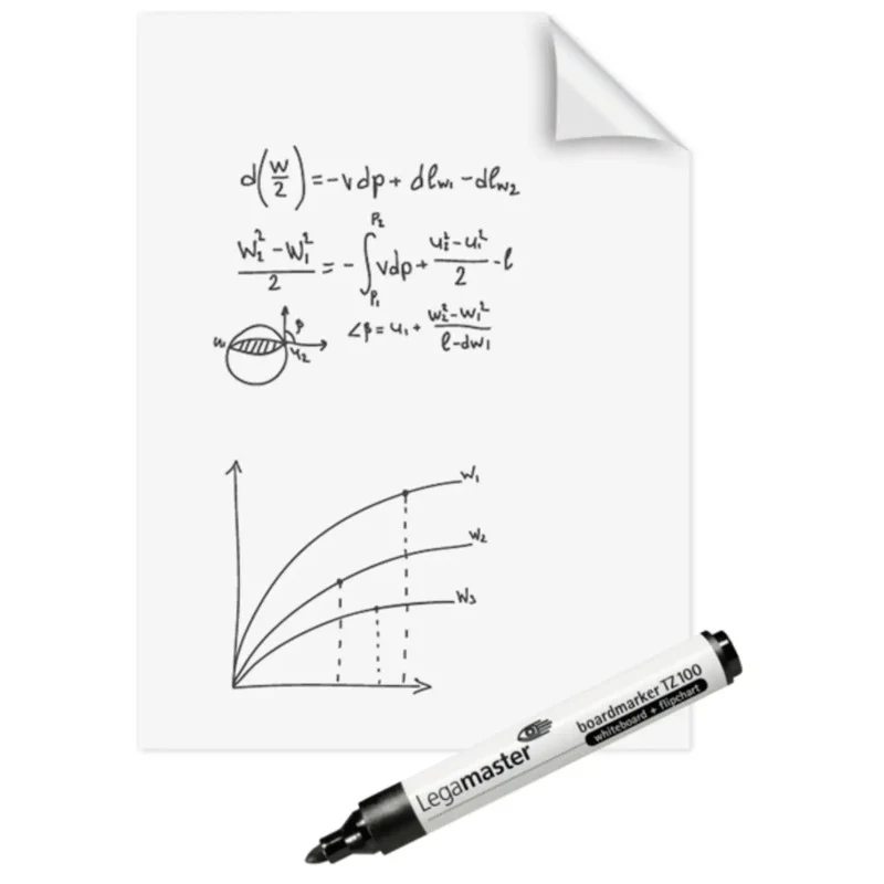 B-Ware Legamaster Whiteboard-Folien Whiteboard Chart Magic-Chart B x H 600 x 800mm Weiß