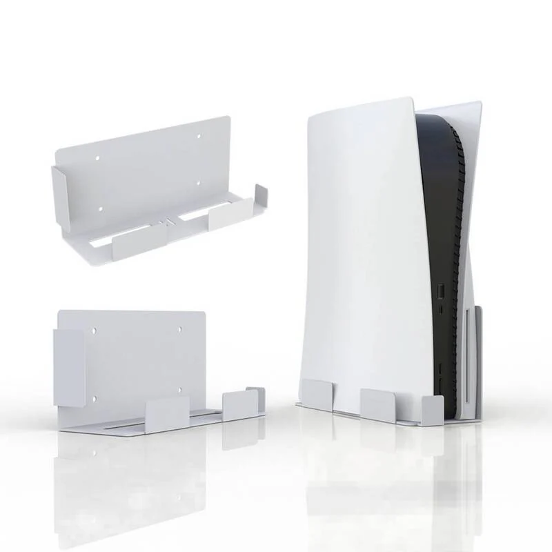 B-Ware Wandhalterung PS5 für PlayStation 5 Wandmontage Halterung weiß 100x120mm 255mm