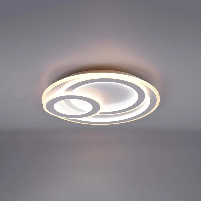 B-Ware TRIO LIGHTING Deckenlampe Mita LED Leuchte dimmbar CCT Nachtlichtfunktion grau